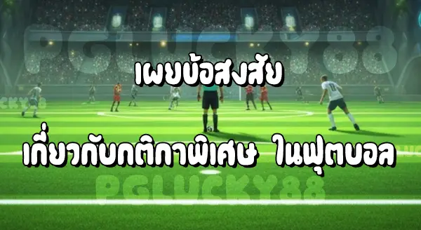 ฟุต บอล มีกติกาพิเศษไหม