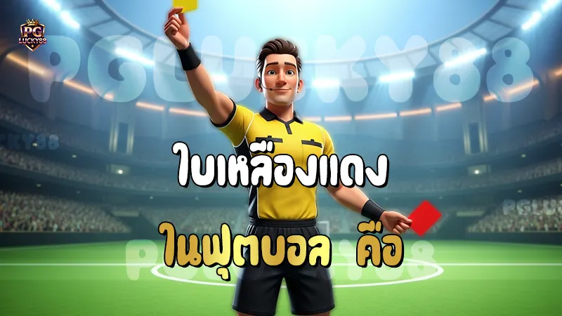 ใบเหลืองแดง ในฟุตบอล คือ