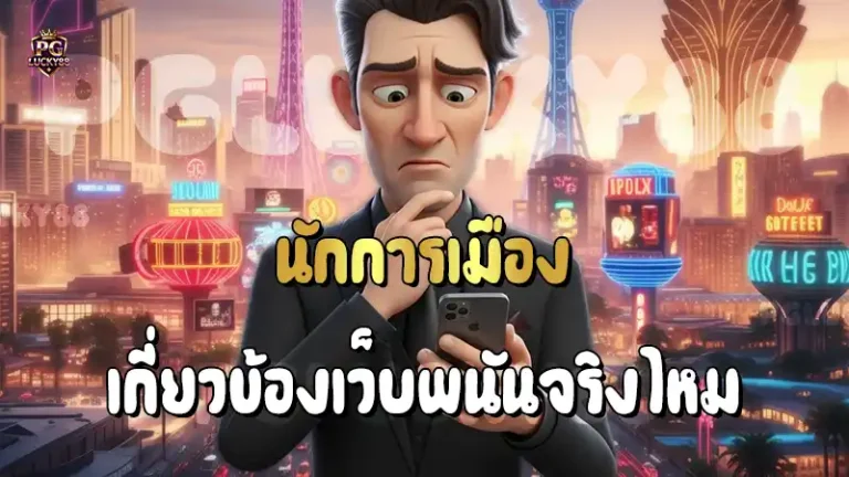 นักการเมือง เกี่ยวข้องเว็บพนันจริงไหม