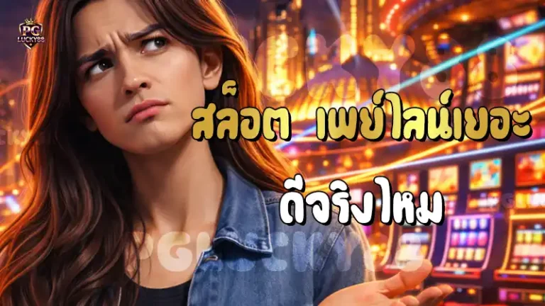 สล็อต เพย์ไลน์เยอะ ดีจริงไหม