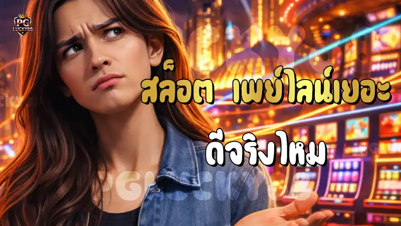 สล็อต เพย์ไลน์เยอะ ดีจริงไหม