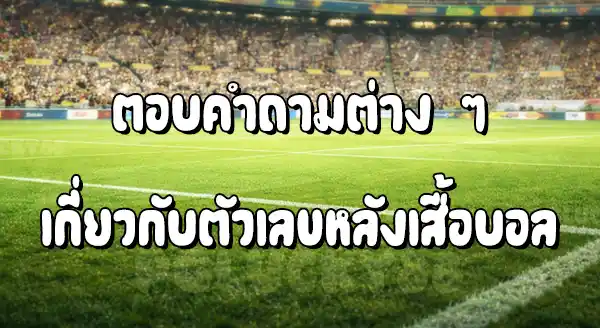 เลขหลังเสื้อบอล คือ